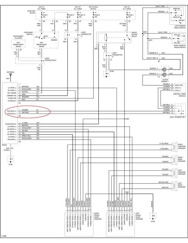 1995 Dodge Speaker Wiring